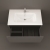 RAK Uno Wall Hung 1-Drawer Vanity Unit with Basin 1000mm Wide - Grey Elm