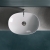 RAK Variant Oval Drop-In Wash Basin 600mm Wide 0 Tap Hole - Alpine White
