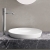 RAK Variant Round Drop-In Wash Basin 360 Wide 0 Tap Hole - Alpine White