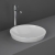 RAK Variant Round Drop-In Wash Basin 360 Wide 0 Tap Hole - Alpine White