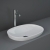 RAK Variant Oval Drop-In Wash Basin 500mm Wide 0 Tap Hole - Alpine White