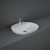 RAK Variant Oval Drop-In Wash Basin 500mm Wide 1 Tap Hole - Alpine White | Thumbnail Image