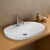 RAK Variant Oval Drop-In Wash Basin 600mm Wide 1 Tap Hole - Alpine White