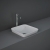 RAK Variant Square Drop-In Wash Basin 360mm Wide 0 Tap Hole - Alpine White | Thumbnail Image