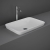 RAK Variant Rectangular Drop-In Wash Basin 550mm Wide 0 Tap Hole - Alpine White