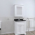 RAK Washington Mirrored Bathroom Cabinet 650mm W x 750mm H - White