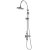 RAK Washington Exposed Thermostatic Shower Column with Fixed Head and Shower Kit - Chrome
