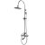 RAK Washington Exposed Thermostatic Shower Column Valve with Bath Spout and Shower Kit - Chrome