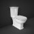 RAK Washington Close Coupled Toilet with Horizontal Outlet & Push Button Cistern - White Seat