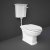 RAK Washington Low Level Toilet with Horizontal Outlet - White Soft Close Wood Seat