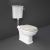 RAK Washington Low Level Toilet with Horizontal Outlet - Greige Soft Close Wood Seat