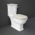 RAK Washington Close Coupled Toilet with Horizontal Outlet & Lever Cistern - Greige Seat