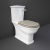RAK Washington Close Coupled Toilet with Horizontal Outlet & Lever Cistern - Cappuccino Seat