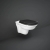 RAK Washington Wall Hung Toilet - Black Soft Close Wood Seat