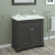 RAK Washington Traditional Floor Standing 2 Door Vanity Unit 800mm Wide - Black | Thumbnail Image