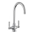 Rangemaster Aquaclassic Dual Lever Kitchen Sink Mixer Tap - Chrome | Thumbnail Image