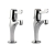 Leisure Aquapillar Kitchen Sink Taps Lever Handles Pair - Chrome