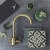 Rangemaster Aquatrend Dual Lever Kitchen Sink Mixer Tap - Brushed Brass