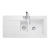 Rangemaster Arlington 1.5 Bowl Inset Fireclay Kitchen Sink With Waste Kit 985mm L x 500mm W - White