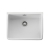 Rangemaster Belfast 1.0 Bowl Ceramic Kitchen Sink 595mm L x 475mm W - White