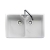 Rangemaster Classic Belfast 2.0 Bowl Ceramic Kitchen Sink 800mm L x 500mm W - White