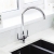 Rangemaster Cruciform Dual Lever Kitchen Sink Mixer Tap - Chrome