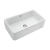 Rangemaster Farmhouse 1.0 Bowl Ceramic Kitchen Sink with Waste Kit 795mm L x 460mm W - White