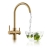 Rangemaster Geo Intense 4 in 1 Kitchen Sink Tap and Boiler - Brushed Brass