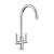 Rangemaster Hemlock Dual Lever Kitchen Sink Mixer Tap - Chrome | Thumbnail Image