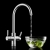 Rangemaster Intense Dual Lever Kitchen Sink Mixer Tap - Chrome