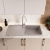 Rangemaster Loa 1.0 Bowl Inset Kitchen Sink with Waste Kit 1000mm L x 500mm W - Pebble | Thumbnail Image