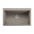 Rangemaster Oridian 1.0 Bowl Inset Kitchen Sink with Waste Kit 790mm L x 500mm W - Pebble | Thumbnail Image