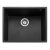 Rangemaster Oridian 1.0 Bowl Undermount Kitchen Sink with Waste Kit 540mm L x 440mm W - Charcoal