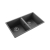 Rangemaster Oridian 2.0 Bowl Undermount Kitchen Sink with Waste Kit 760mm L x 435mm W - Concrete