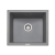 Rangemaster Paragon Igneous Granite 1.0 Bowl Undermount Kitchen Sink 533mm x 457mm