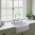 Leisure Primrose 1.0 Bowl Ceramic Kitchen Sink 595mm L x 455mm W - White
