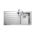Rangemaster Rockford 1.0 Bowl Inset Kitchen Sink 985mm x 508mm