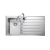 Rangemaster Rockford 1.0 Bowl Inset Kitchen Sink 985mm x 508mm