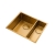 Rangemaster Spectra 1.5 Bowl Kitchen Sink RH & Waste Kit 555mm L x 440mm W - Gold | Thumbnail Image