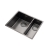 Rangemaster Spectra 1.5 Bowl Kitchen Sink RH & Waste Kit 555mm L x 440mm W - Graphite | Thumbnail Image