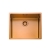 Rangemaster Spectra 1.0 Bowl Kitchen Sink with Waste Kit 540mm L x 440mm W - Copper