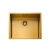 Rangemaster Spectra 1.0 Bowl Kitchen Sink with Waste Kit 540mm L x 440mm W - Gold