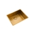 Rangemaster Spectra 1.0 Bowl Kitchen Sink with Waste Kit 540mm L x 440mm W - Gold