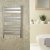 Redroom Azor Flat Panel Heated Towel Rail 800mm H x 500mm W - Chrome | Thumbnail Image