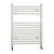 Redroom Elan Straight Heated Towel Rail 800mm H x 400mm W - White | Thumbnail Image