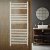 Redroom Elan Straight Heated Towel Rail 1200mm H x 400mm W - White