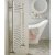 Redroom Elan Curved Heated Towel Rail 800mm H x 500mm W - White | Thumbnail Image