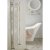 Redroom Elan Curved Heated Towel Rail 1800mm H x 600mm W - White | Thumbnail Image