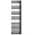 Redroom Omnia Left Handed Designer Heated Towel Rail 1681mm H x 496mm W - Anthracite | Thumbnail Image