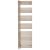 Redroom Omnia Right Handed Designer Heated Towel Rail 1681mm H x 596mm W - Quartz Beige | Thumbnail Image